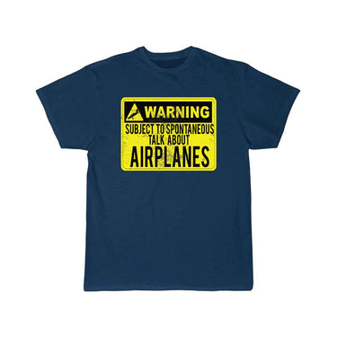 WARNING AIRPLANES T SHIRT THE AV8R